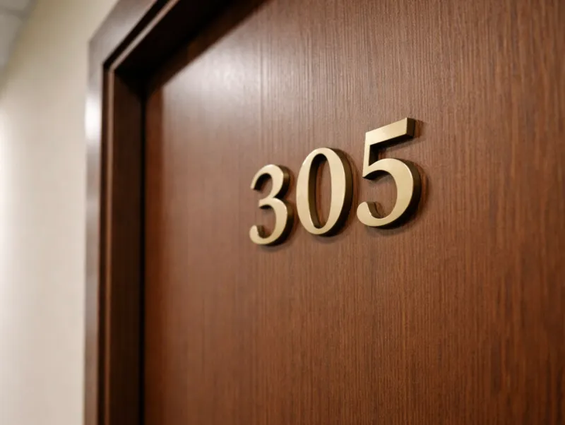 Табличка номер кабинета